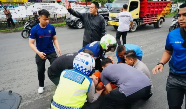 Saat Berolahraga Pagi Terjadi Lakalantas, Irjen Moh Iqbal Lakukan Hal Ini